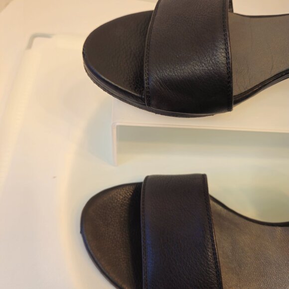 Stuart Weitzman Accesschorus Heeled Sandals Strap Stretc Black Size 6B/36 - Picture 7 of 12